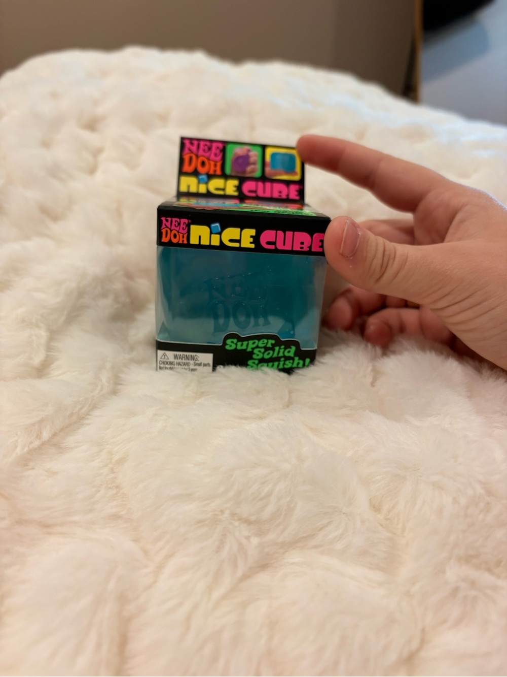 Nice Cube Teal Super Solid Squish Toy